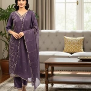 Malchanderi beads hand and thread work  Churidhar