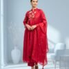 Malchandari thread work Churidar set