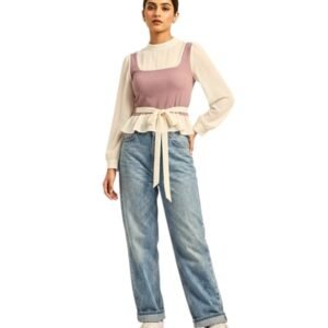 Imported fabric short top