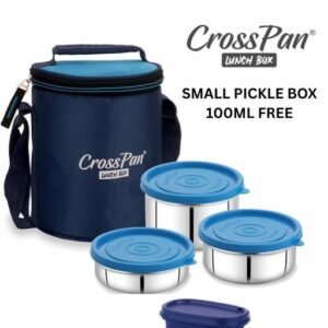 Stainless Steel Lunch Box / Tiffin Box of Container Size 200ml, 350ml, 500ml for Office, School, College, Travel