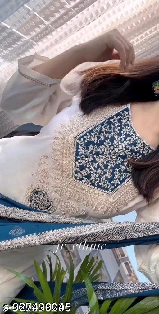 Cotton Women Kurti With Bottomwear - Image 3
