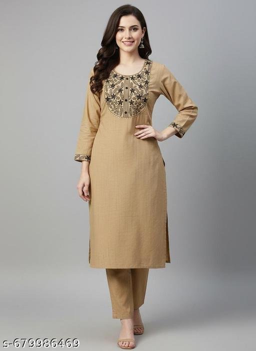 2 Kurta 1 pant 1 dupatta set for women - Image 3