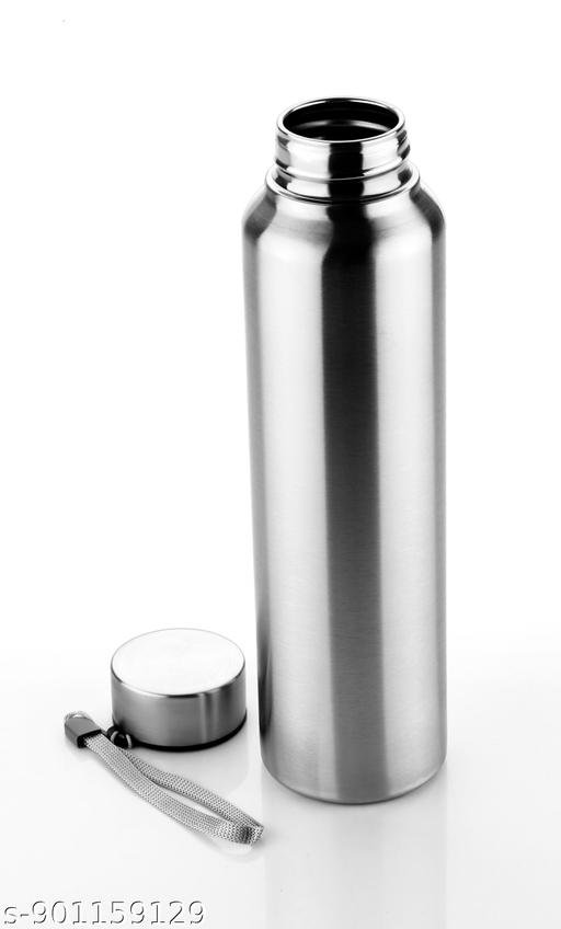 Stainless Steel Slim Light Weight Water Bottle With Loop 1000 Ml School,College,Fridge,Home & Office bottle for Mens and Womens (Pack of 1) - Image 4