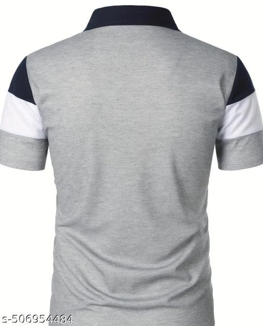 Men's Color Block T-shirts Shirt, Half Sleeves, Summer,Casual Half Sleeve Shirt For Outdoor, Gym Wear, Tshirt - Image 4