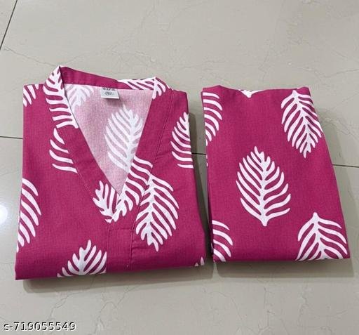 kurta set for women. printed kurta set