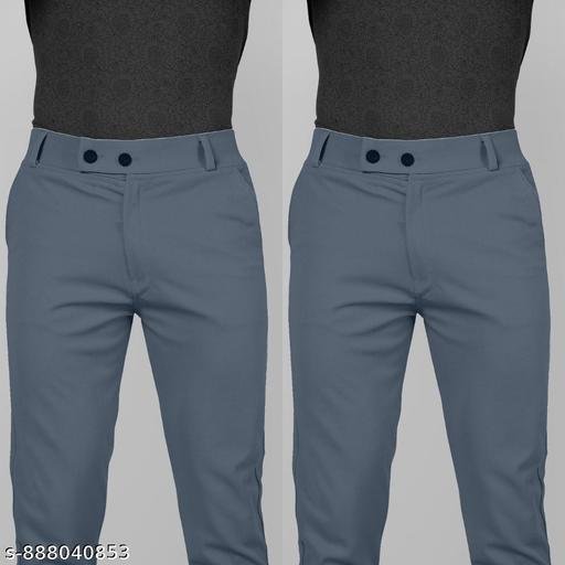 Men Modern Slim Fit Dress Pants – Comfortable Stretch Formal Trousers