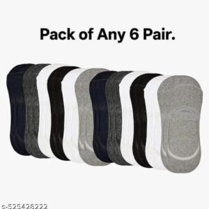 Trendy Men's Loafer Socks / No Show Socks for Boys. / Moje / Jurab / Summer Socks for Men / Low Cut Sport Socks.  (Pack of 6)