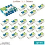 Non Dust Erasers - Pack of 20