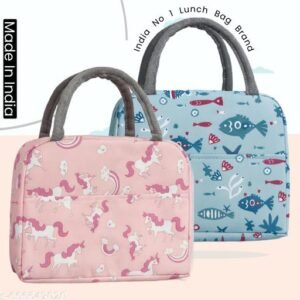 CROSSLINE Insulated Lunch/Tiffin/Travel/Storage Bag | Leakproof Keeps Hot and Cold | Unisex Lunch  Box Bag for Kids, Office, Picnic, School
