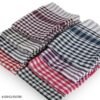 Cotton Checkered Kitchen Towels & Napkins – Dish Cloths for Cleaning, Drying & Wiping (Pack of 42x42 cm, Multi-Color)`combo 6