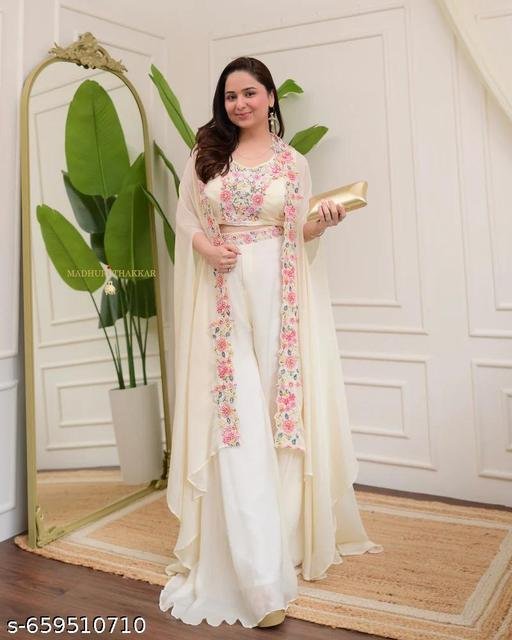 VEEDHRUMI Embroidered Three Piece Set