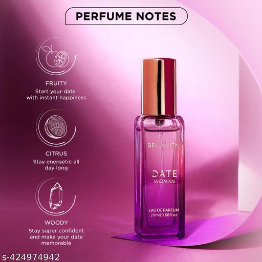 Luxury DATE Woman + ROSE Woman Perfume Combo for Women 40 ML (Pack of 2 Items 20ML Each) - Image 3