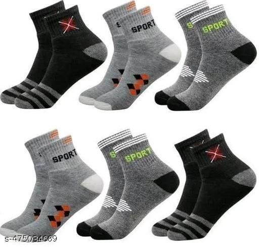 N N Socks 12 Pairs Rich Cotton Stylish Ankle Length Cotton Socks For Men’s & Women’s - Image 3