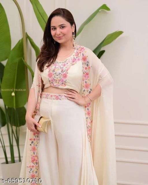 VEEDHRUMI Embroidered Three Piece Set - Image 3