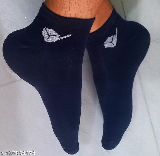 Fashionable Latest Multicolor Men Ankle Length socks Pack of 5 - Image 5