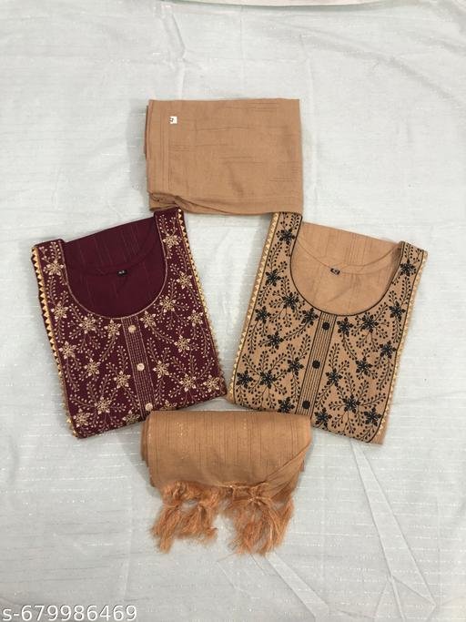 2 Kurta 1 pant 1 dupatta set for women