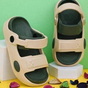Latest White-Black Baby Slipper Dailywear Lightweight & Comfortable boys crocs Used Everyday Soft girls & boys slippers Ankle Loop Perfect For Summer baby chappal For Outdoor And Indoor Cartoon Sandal For Girls