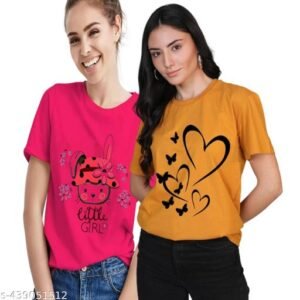 Graphic Print Women Round Neck T-Shirt