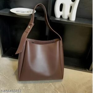Tote Brown Stylish  Spacious Handbag for Women's girls  Tote bag college Travel Gorgeous Alluring Bag HANDBAGS for girls and women's top collection Ladies Purse