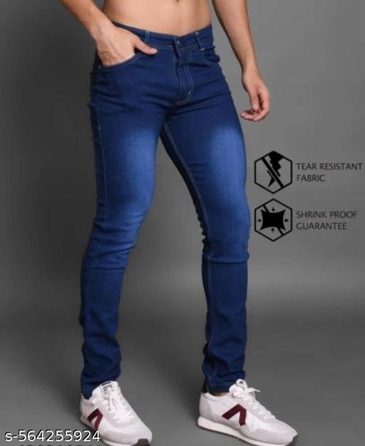 Dark Blue Jeans for mens Rew - Image 3