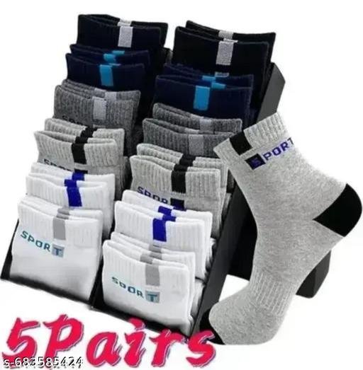 Sports Ankle length Socks For Men Pair Of 5