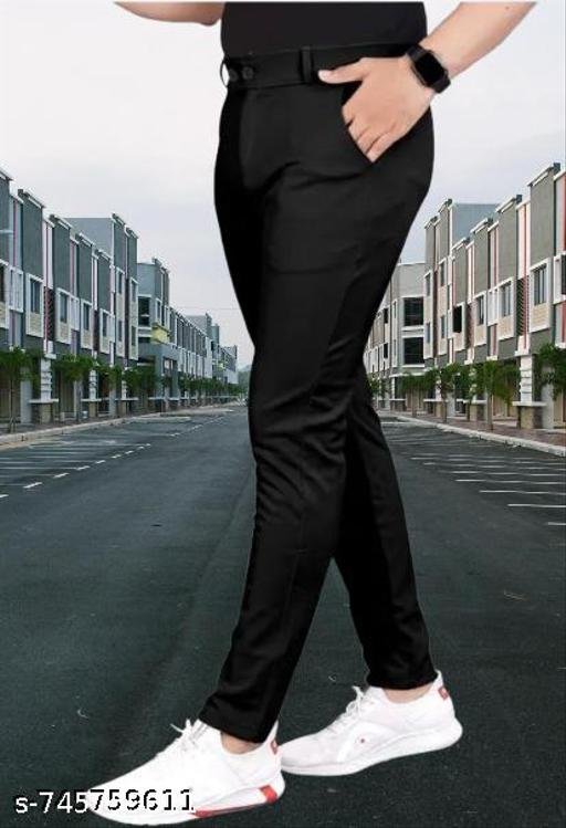 Combo of 2 men twill Lycra Stretchable pants for Trevling, sports and daily wear trousers - Image 4
