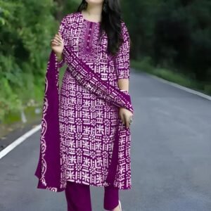 Kurti Pant With Dupatta Set
