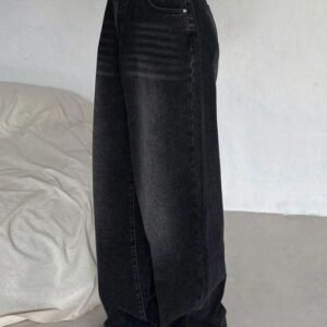 WOMEN WHISKER BAGGY BLACK WHISKER JEANS// WOMEN KOREAN JEANS//DUSTY WOMEN JEANS//PINTREST JEANS FOR MENS // BLACK WHISKER JEANS FOR WOMEN // WHISKER JEANS // WHISKER JEANS FOR WOMEN