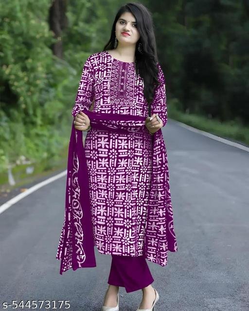 Kurti Pant With Dupatta Set - Image 4