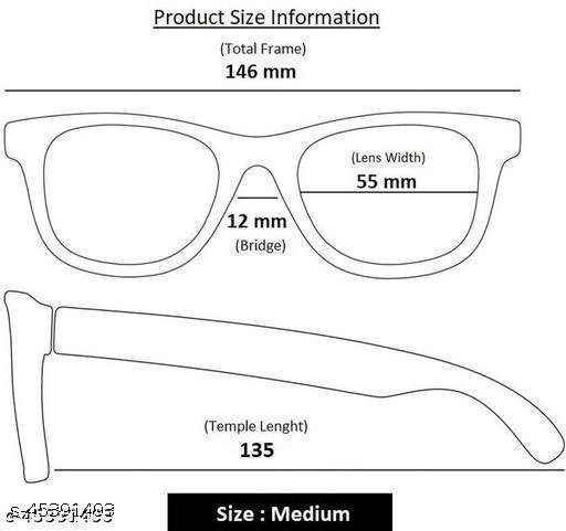 Men Black Plastic sunglasses , UV Protected Thug Life Sunglasses (Pack of 3) - Image 5