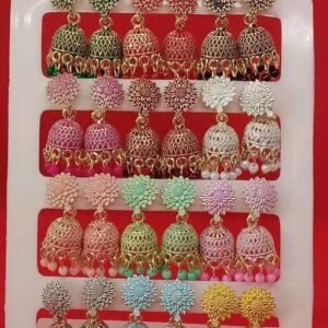 Jhumki Earrings Combo (Pack of 12) (Only Price ₹ 149)