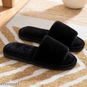 Winter Warm & QueenCat Carpet soft Plush Comfy Warm Slip-on Slippers Women's Comfy Faux Fur House Slipper & Flip-Flops of Indoor & Outdoor for Women and Girls For Daily Wear, Casual Wear, Home Wear.