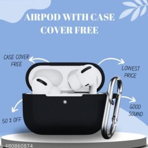 Stylish BT Wireless Earbuds Bluetooth Headphones TWS With Silicone Case Cover Best Quality Wireless Bluetooth Headphones & Earphones Touch Sensor V5.1 With HD Mic & Active Noisz Cancellation Supported All Devices Android & IOS Device Bluetooth Headset (BT+ case Cover, True Wireless) #airpods #tws