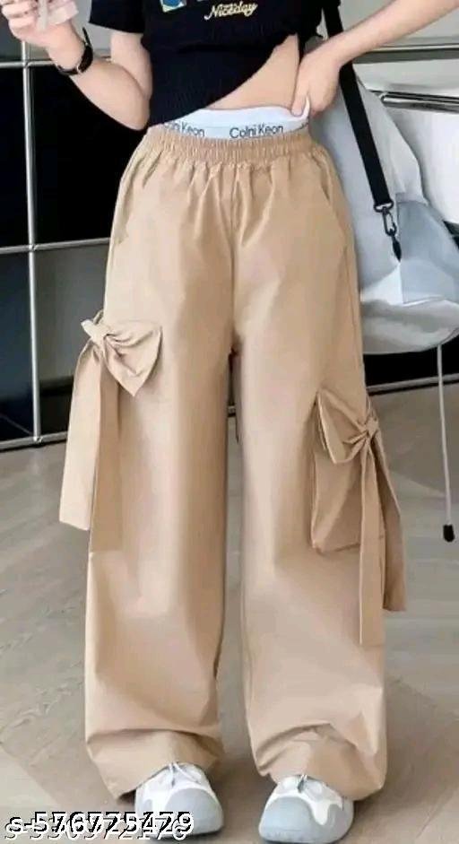 New Trendy Design Ribbon Trousers For Women