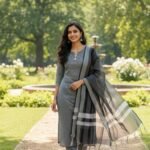 "NATIONAL TEXTILE PRESENT WHITE KURTA AFGANI DUPATTA SET WITH NECK ""WHITE PANT SE""KURTA AFGANI SET""FESTIVAL COLLECTION""WHITE SUITS""WHITE PANT SET""PANJABI SUITS""