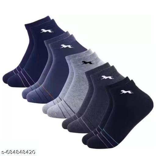 Perfect Rabdhira Summer Men Solid Ankle Length (Pack of 5) Quality Perfect
