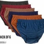 D Women's Cotton Mid Waist Comfortable Panty Briefs / Hipster Innerwear Soft Stretchable Panties Womens & Girls Cotton Briefs pack of 6