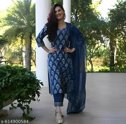 WOMENS COTTON PRINTED KURTI - Image 5