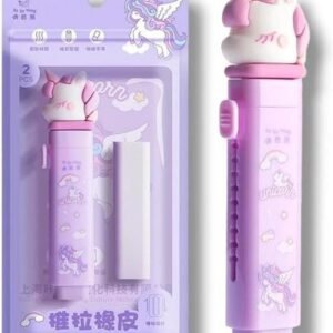 Unicorn Cutter Shaped Eraser Set for Kids, Stationary Set for Kids, Rubber Eraser for Kids, Kawaii Erasers, Fancy Erasers for Birthday Return Gift(Pack of 1)