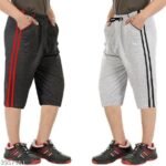 MENS COTTON THREE FOURTH COMBO (PACK OF 2)