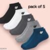 Fashionable Latest Multicolor Men Ankle Length socks Pack of 5