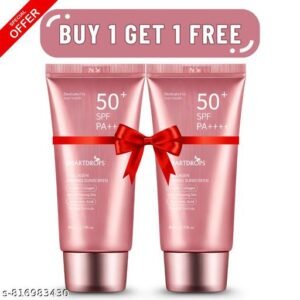 Collagen Face Cream Sunscreen SPF 50+ PA++++ | for Men & Women - 80ml (Pack of 2)
