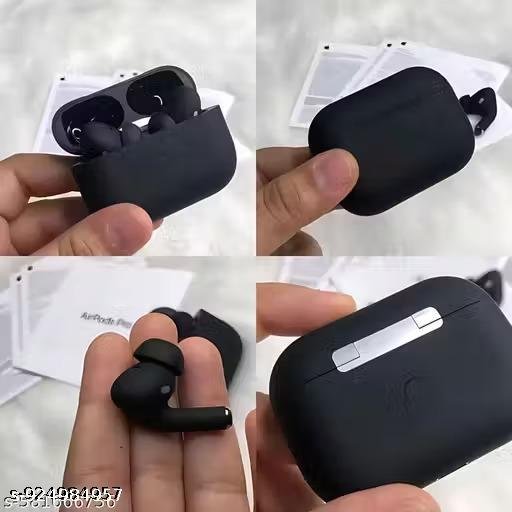 Wireless Bluetooth TWS Earphones | Powerful Bass | Touch Sensor | Portable Charging Case with active noiisecancellation (black) - Image 4