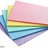 Home Cellulose Sponge Wipes Kitchen Cleaning Reusable and Washable (Pack of 5)
