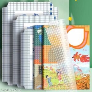 [30 Pcs-3 Different sizes-10 Each] Transparent Paper Sticker Book Cover Film Clear Matte for Craft 30Pcs,Waterproof School Textbook Protective Case Can Be Cut Self-Adhesive A4 Book Cover