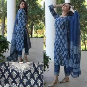 WOMENS COTTON PRINTED KURTI