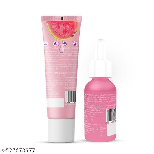 - Guava Glow Regime with 10% Vitamin C Face Mini Serum (10ml) & Juicy Mini Cleanser | For Dark Spot Corrections and Brighter Complexion | (20 ml) (Pack of 2) - Image 3