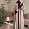 WITHOUT DUPATTA BEIGE latest abaya trending abaya college Turkish wear beautiful flower fancy sleeve work designer burkha sleeve Dubai design abaya Saudi latest design new arrival trending graceful comfy party wear quality burqa naqab abaya