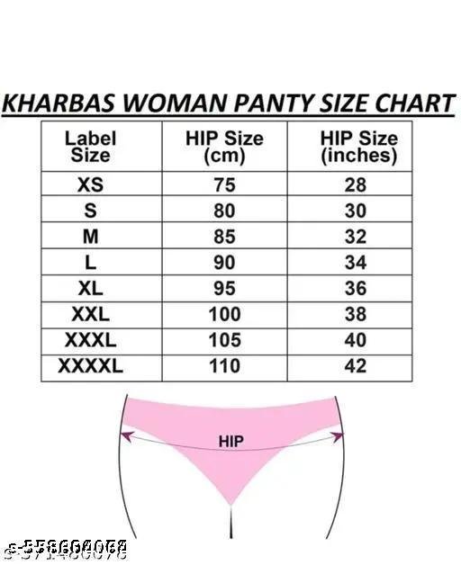 PACK OD 6 For Girl Comfortable Panty Brief's/Hipster Innerwear Soft Stretchable plan Panties Women's & Girls Cotton Briefs Combo Women's Cotton Underwear High Waisted Full Coverage Ladies Panties Regular - Image 5