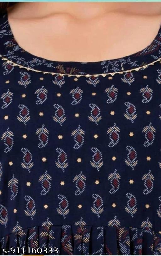 Primium Printed Sp Mentrnity Gown With Dual Zipper For feeding / Pragncy dress / Baby shower spical / Trendy Matinity / Lovely Matinity / feeding kurtis / fashionable maternity / sensational maternity / maternity / metinity / Pragncy kurti / feeding zip kurti / women feeding zip maternity kurti - Image 5